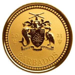 2023 Barbados Trident 1 oz Gold Coin