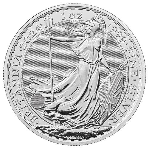 2024 UK Silver Britannia King Charles 1 oz BU