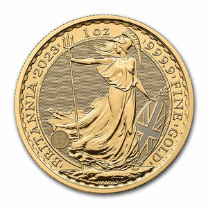 2023 UK Gold Britannia King Charles III 1 oz BU