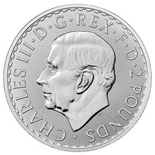 Load image into Gallery viewer, 2024 UK Silver Britannia King Charles 1 oz BU
