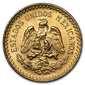 2.5 Peso Mexico Gold Coin (Random Dates)
