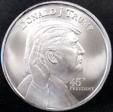 Load image into Gallery viewer, Donald Trump 45th President Silver Round 1 oz
