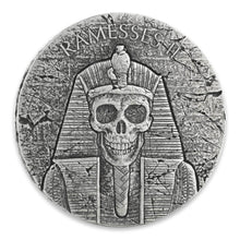 Load image into Gallery viewer, 2 oz Ramesses II Afterlife Silver Scottsdale Mint Egyptian Series (2017)
