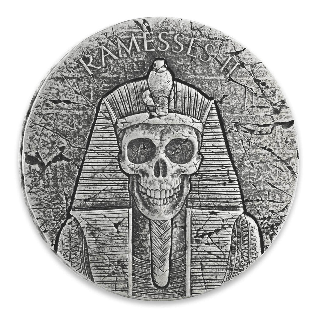 2 oz Ramesses II Afterlife Silver Scottsdale Mint Egyptian Series (2017)