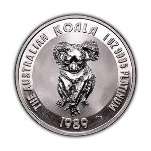1 oz Australian Platinum Koala BU (1989) .9995 Fine