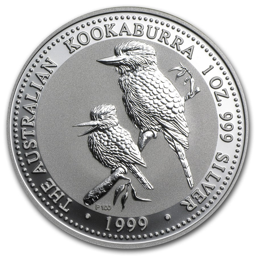 1 oz Australia Silver Kookaburra BU (1999)