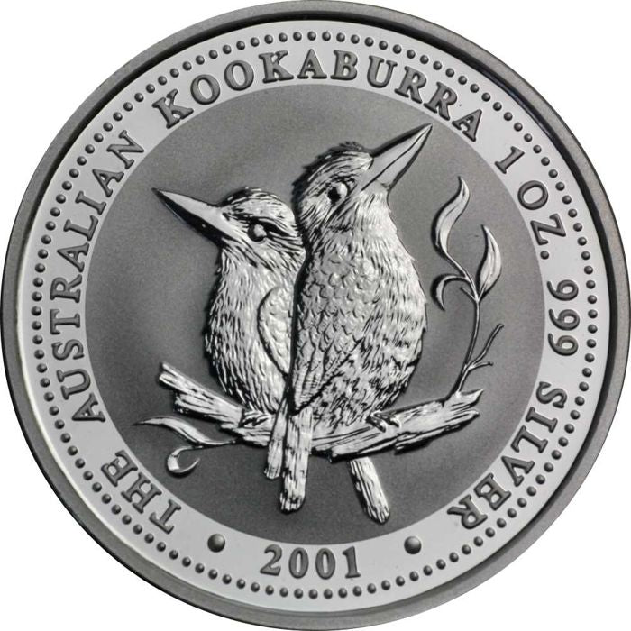 1 oz Australia Silver Kookaburra BU (2001)