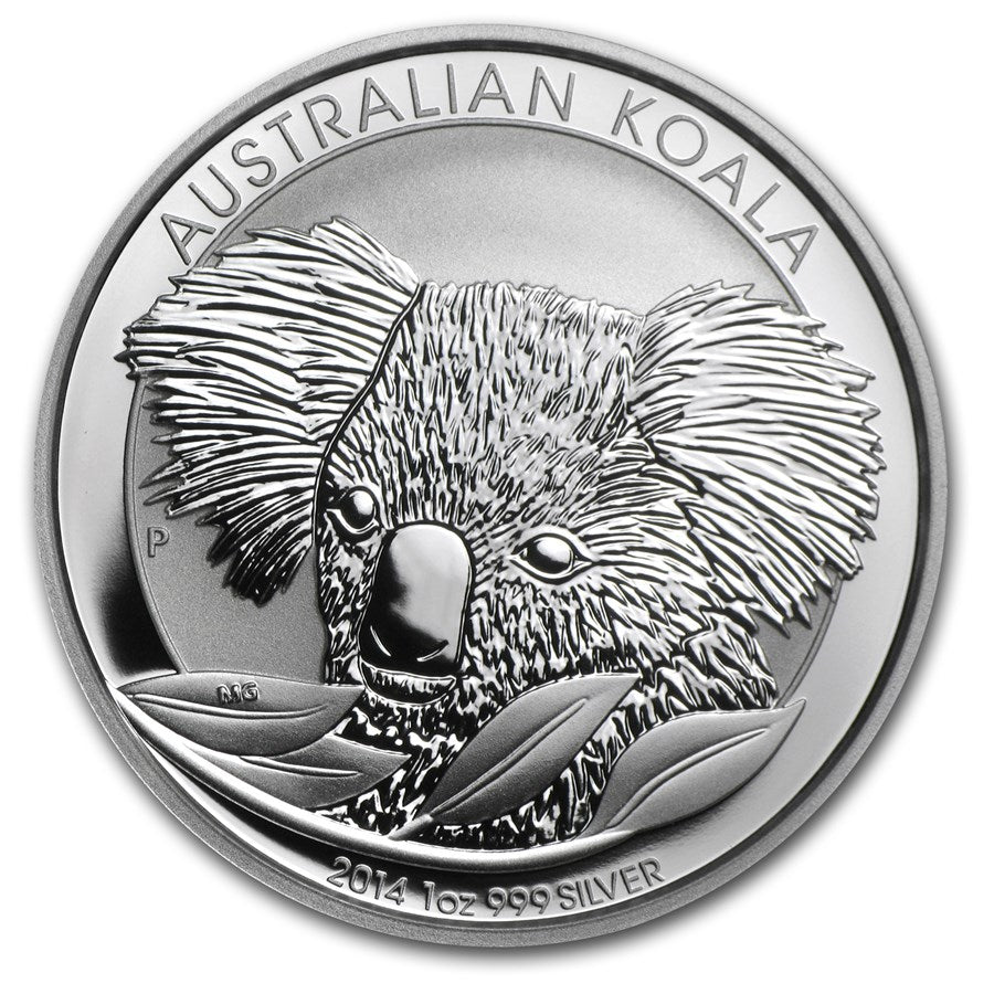 1 oz Australia Silver Koala BU CAP (2014)