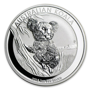 1 oz Australia Silver Koala BU CAP (2015)