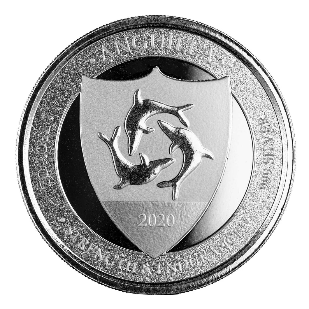 2020 ECCB Anguilla Coat of Arms Silver 1 oz