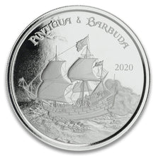 Load image into Gallery viewer, 2020 ECCB Antigua &amp; Barbuda Silver Rum Runner Ship 1 oz
