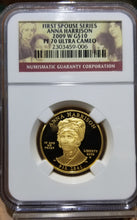 Load image into Gallery viewer, 2009-W 1/2 oz Anna Harrison Spouse Gold NGC PF 70
