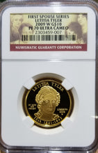 Load image into Gallery viewer, 2009-W 1/2 oz Letitia Tyler Spouse Gold NGC PF 70
