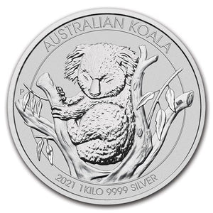 2021 Australia Silver 1 Kilo Koala BU