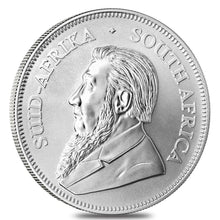 Load image into Gallery viewer, 1 oz South African Silver Krugerrand BU (Random Dates)
