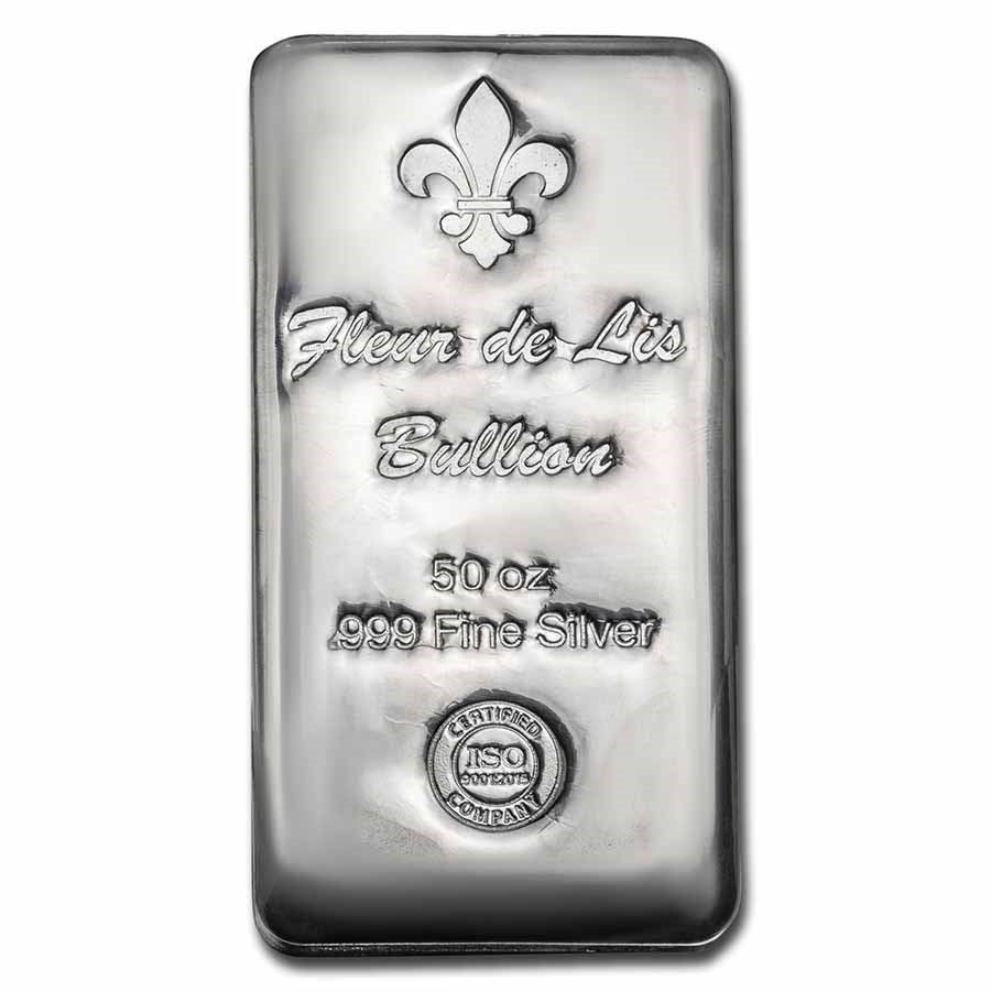 50 oz Generic Silver Bar (LBMA approved)