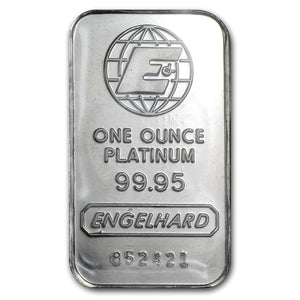 1 oz Engelhard Platinum Bar