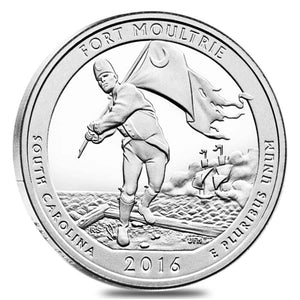 2016 5oz Silver ATB Fort Moultrie National Monument, SC