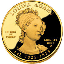 Load image into Gallery viewer, 2008-W 1/2 oz Louisa Adams Spouse Gold NGC PF 70
