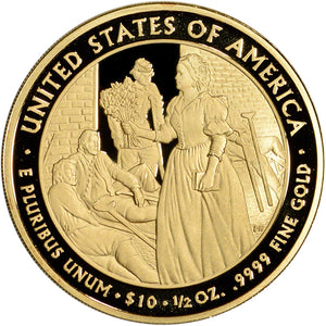 2010-W 1/2 oz Mary Todd Lincoln Spouse Gold NGC PF 70