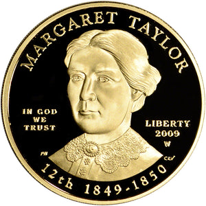 2009-W 1/2 oz Margaret Taylor Spouse Gold NGC PF 70