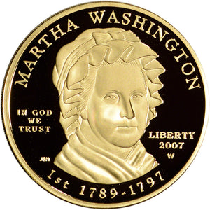 2007-W 1/2 oz Martha Washington Spouse Gold NGC PF 70