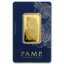 Load image into Gallery viewer, 1 oz Gold Pamp Suisse Lady Fortuna Bar
