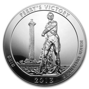 2013 5oz Silver ATB Perry's Victory and Peace Park, OH