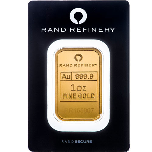 1 oz Rand Refinery Gold Bars (Sealed)