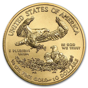 $10 American Gold Eagle BU 1/4oz (Random Year)