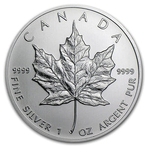 1 oz Canada Silver Maple Leafs BU (Random Dates)