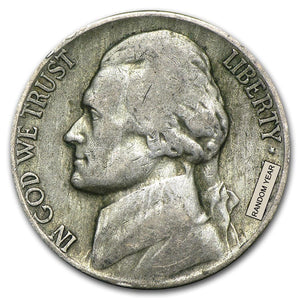Silver Jefferson War Nickels (Random Circulated Dates)