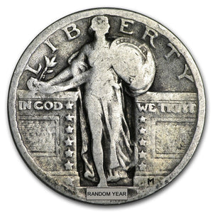 90% Silver Standing Liberty Quarter (Random Circulated Dates)
