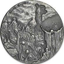 Load image into Gallery viewer, 2 oz Ezekiel&#39;s Vision Silver Scottsdale Mint Biblical Series Round (2016)
