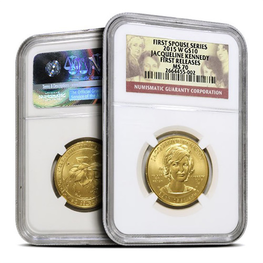 Slabbed First Spouse Coins