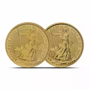 1/10 oz British Gold Britannia