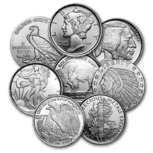 1/10oz Silver Round Various Mints