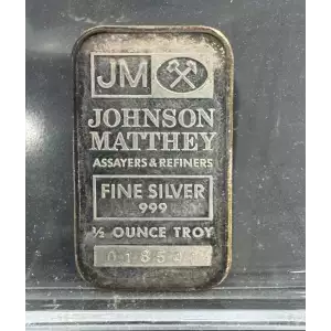 1/2 oz JM Johnson Matthey Silver Bars