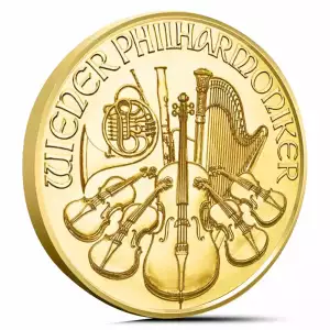 1/25 oz Austrian Gold Philharmonic (Any Year) (2)