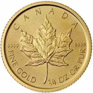 1/4 oz Canadian Gold Maple Leaf (2)