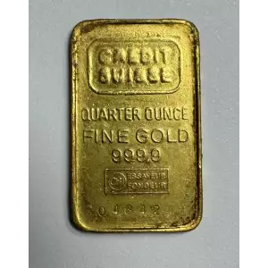 1/4 oz Gold Bar Uncarded Various Mints
