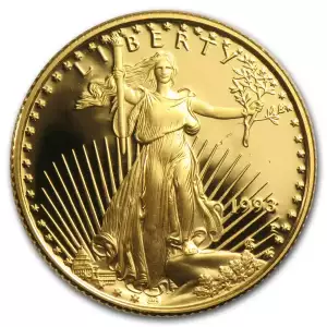 1/4 oz Proof American Gold Eagle (Random Year, Capsules Only) (2)