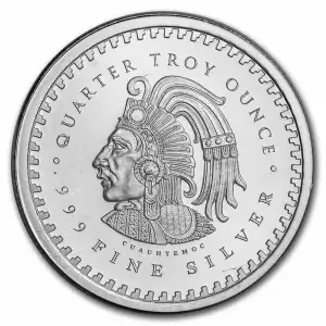 1/4 oz Silver Round - Aztec Calendar (2)