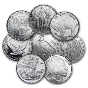 1/4 oz Silver Round Various Mints