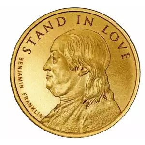 1/4oz Gold Benjamin Franklin 