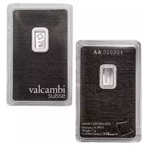 1 Gram Platinum Bar Various Mints