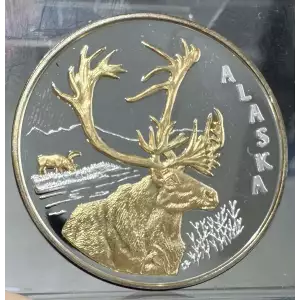 1 oz Alaska Caribou Medallion