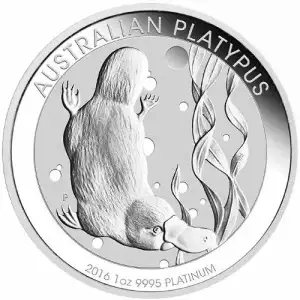 1 oz Australian Platinum Platypus Coin (Random Year) (2)