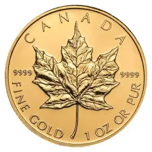 1 oz Canadian Gold Maple Leaf