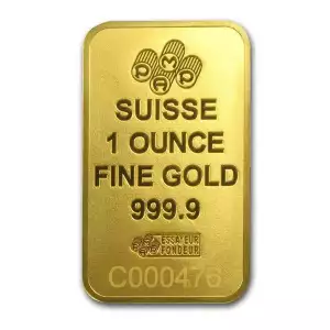 1 oz Gold Bar - PAMP Suisse (Suisse Logo)